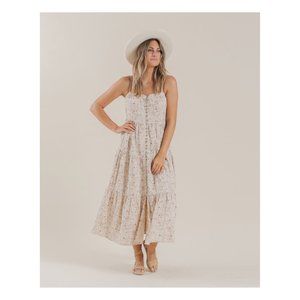 SS21 Rylee + Cru Dragonfly Dress Ecru New